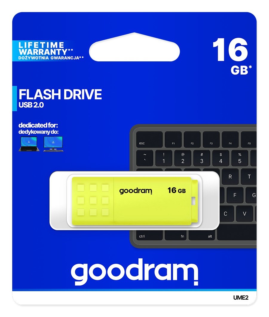 USB Goodram UME2, 16 GB, USB Type-A