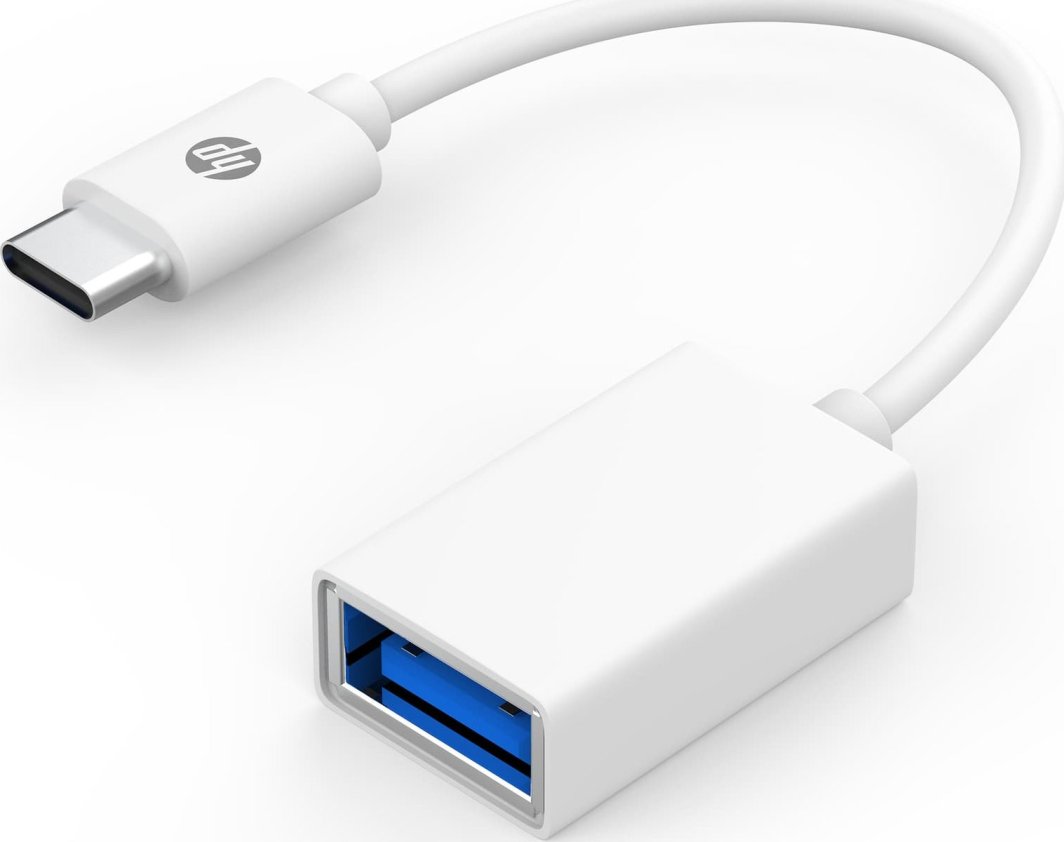 Përshtatës USB HP DHC-TC105 OTG, USB-C (M) - USB-A (F) 3.0, 15 cm, i bardhë