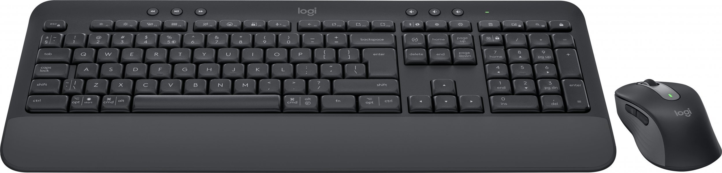 Kombo tastierë dhe maus Logitech Signature MK650 for Business, wireless, Logi Bolt, gri grafit