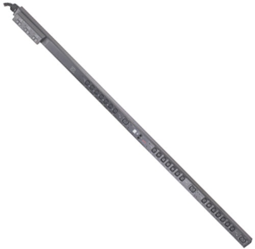 APC rack PDU, преклопен, Zero U, 12,5 kW, 208V, (21)C13 & (3)C19;10 Cord 