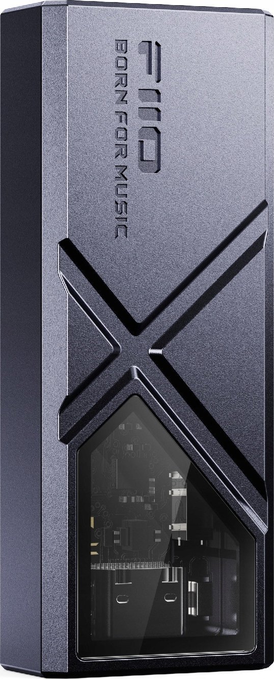 Amplifikator portativ DAC FiiO KA13, dalje 3.5mm dhe 4.4mm, i zi