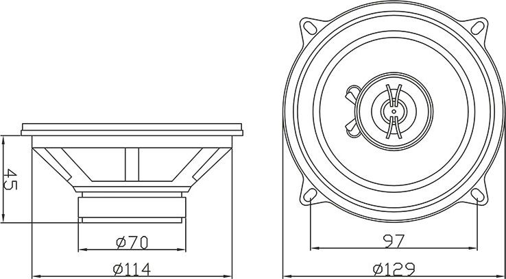 Bokse makine Blow S-130, 5.25", 2-way, 4 Ohm