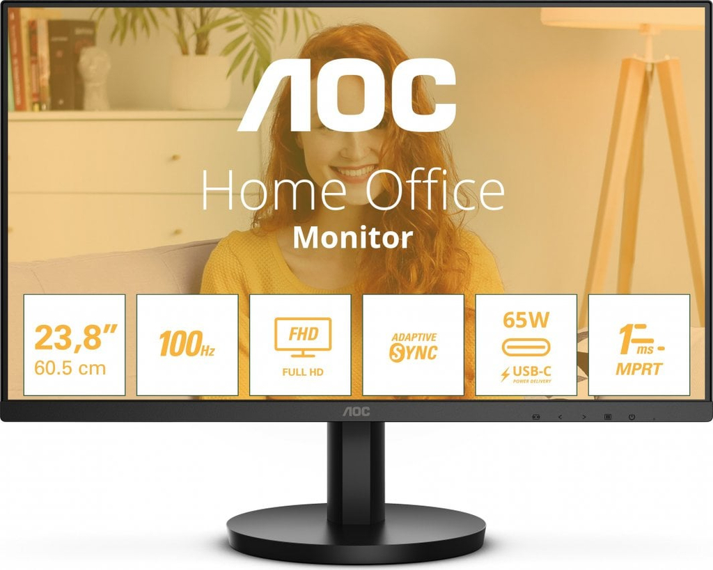 Monitor AOC 24B3CA2, 24", Full HD, i zi