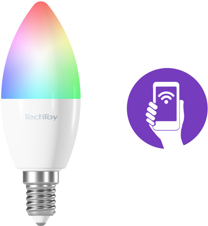 Poç TechToy Smart RGB 6W E14 ZigBee
