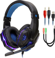 Kufje Speed Spider OS-830MV, të zeza/kaltra