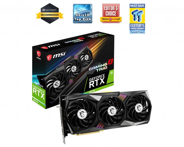 [OUTLET] Kartë grafike MSI GeF RTX 3070 Ti GAMING X TRIO 8GB, LHR
