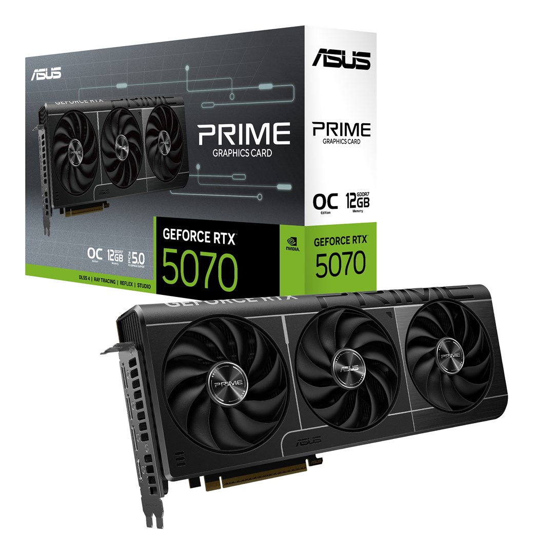 Kartelë grafike ASUS Prime -RTX5070-O12G NVIDIA GeForce RTX 5070 12 GB GDDR7