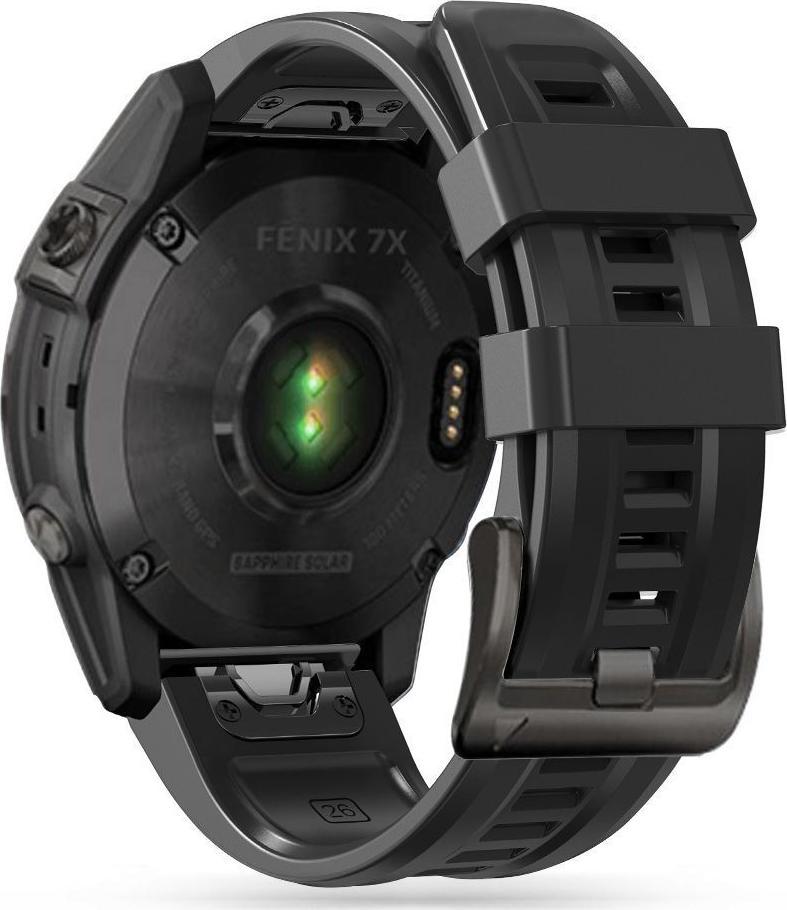 Rrip ore Tech-Protect Iconband për Garmin Fenix 3 5X 6X 7X, TPU, Quick Fit, i zi