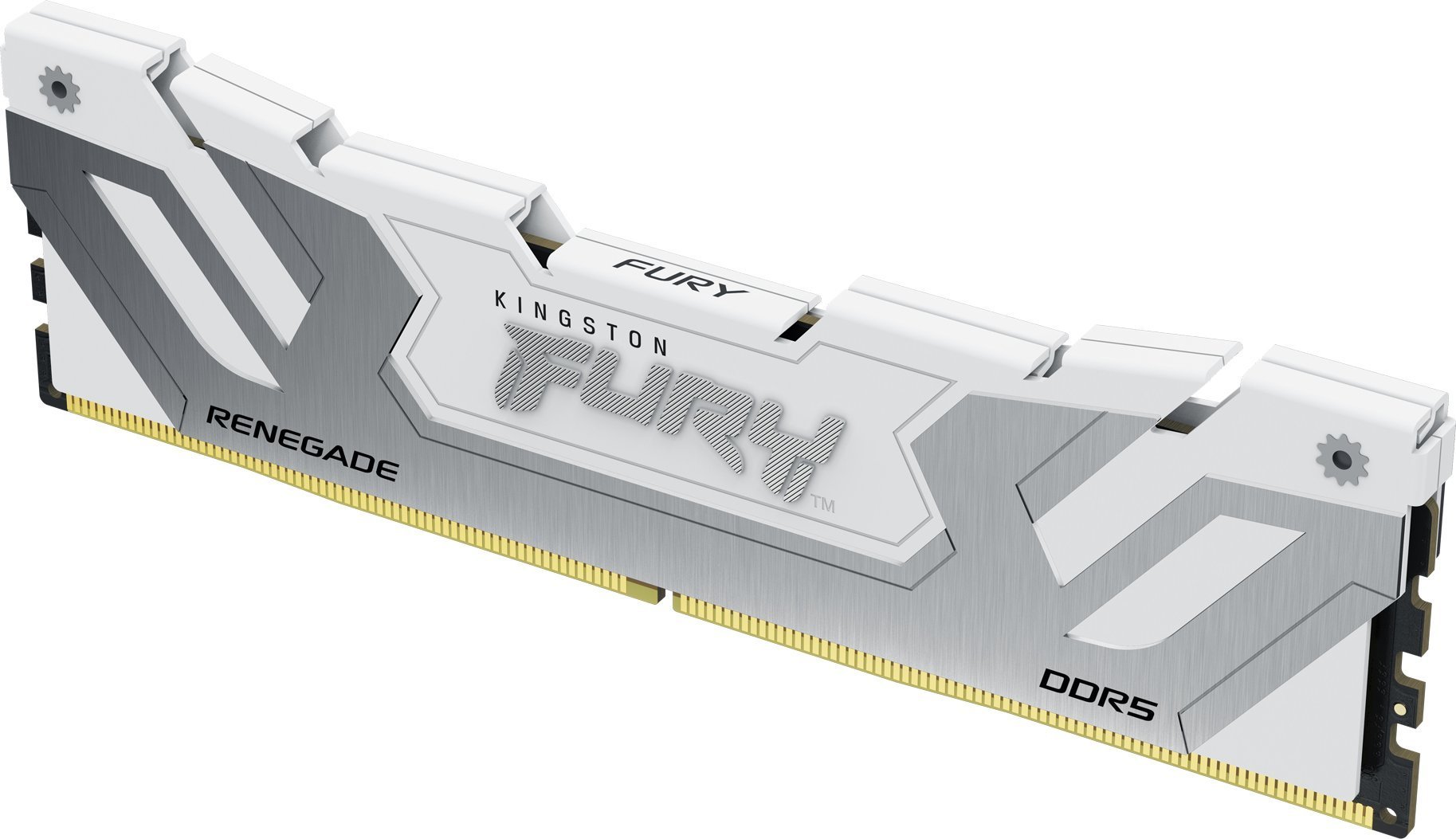Memorie RAM Kingston FURY Renegade, 24GB DDR5, 8400MT/s, e bardhë