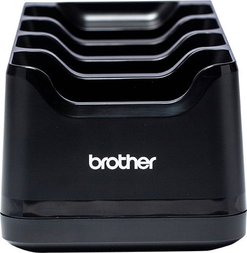 Stacion karikimi Brother PA4CR002EU, për 4 pajisje 3", i zi