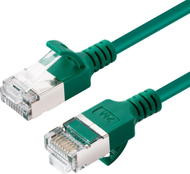 Kabllo rrjeti MicroConnect CAT6A U FTP Slim, 0.5m, LSZH, gri