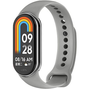 Rrip Eternico Essential për Xiaomi Smart Band 8 9, silikon, Stone Gray