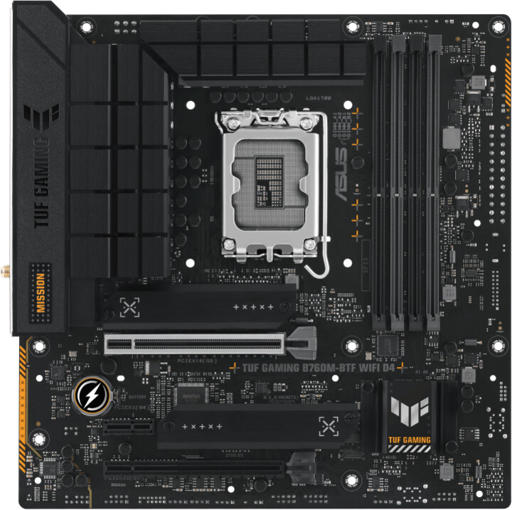 Pllakë amë ASUS TUF GAMING B760M-BTF WIFI D4 - Intel B760