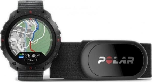 Ora sportive Polar Grit X2 Pro, Amoled 1.39", GPS, argjendtë gri S-L