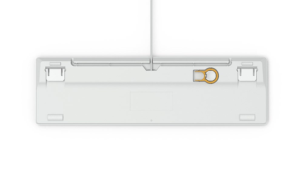 Tastierë mekanike Glorious GMMK Full Size, Snow, RGB, e bardhë