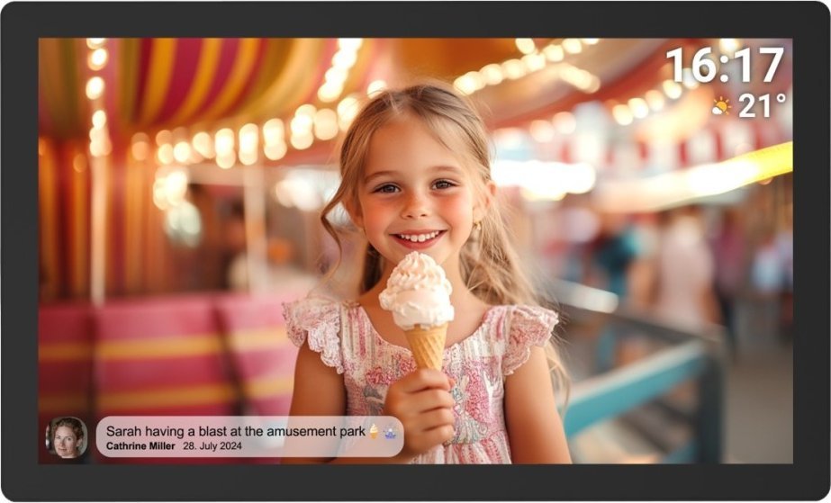 Kornizë digjitale DENVER FRAMEO PFF-3260, 32", Full HD, 32GB, e zezë