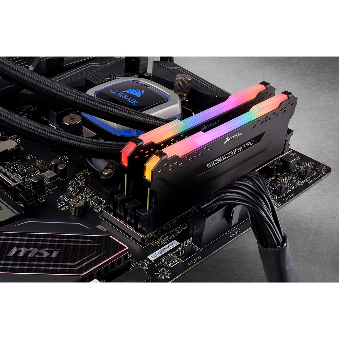 Memorie Corsair Vengeance RGB PRO DDR4, 16GB (2x8GB), 3200MHz