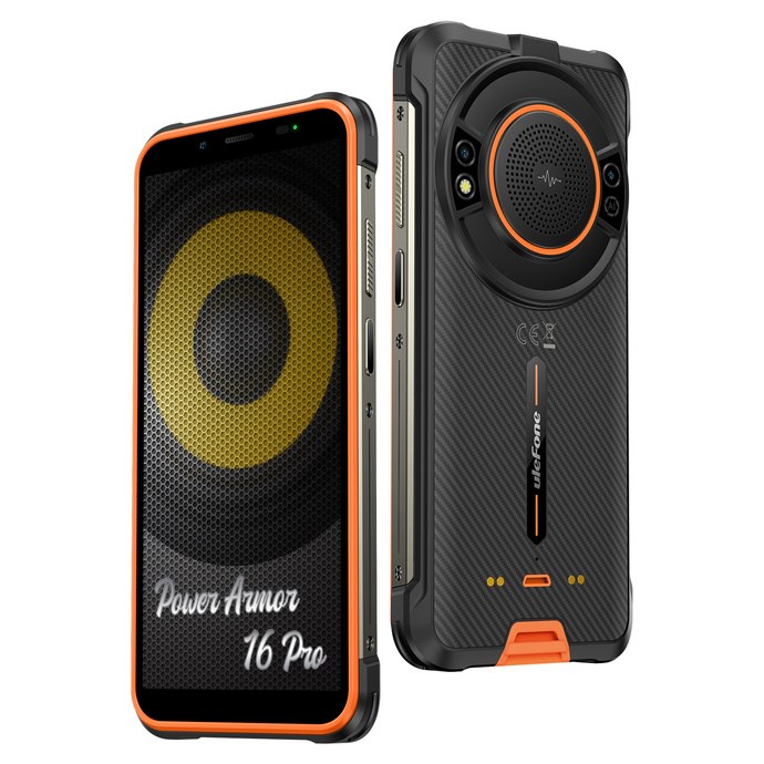Celular Ulefone Power Armor 16 Pro, 5.93", 4GB/64GB, i zi/portokalli
