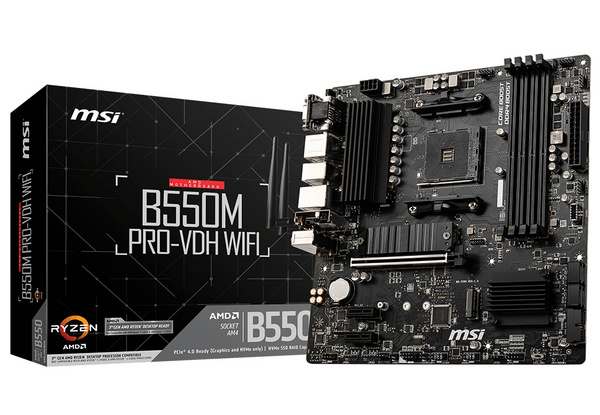 Pllakë amë MSI B550M PRO-VDH WiFi AMD B550 Socket AM4 micro ATX