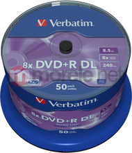 Disqe Verbatim DVD+R DL, 50 copë