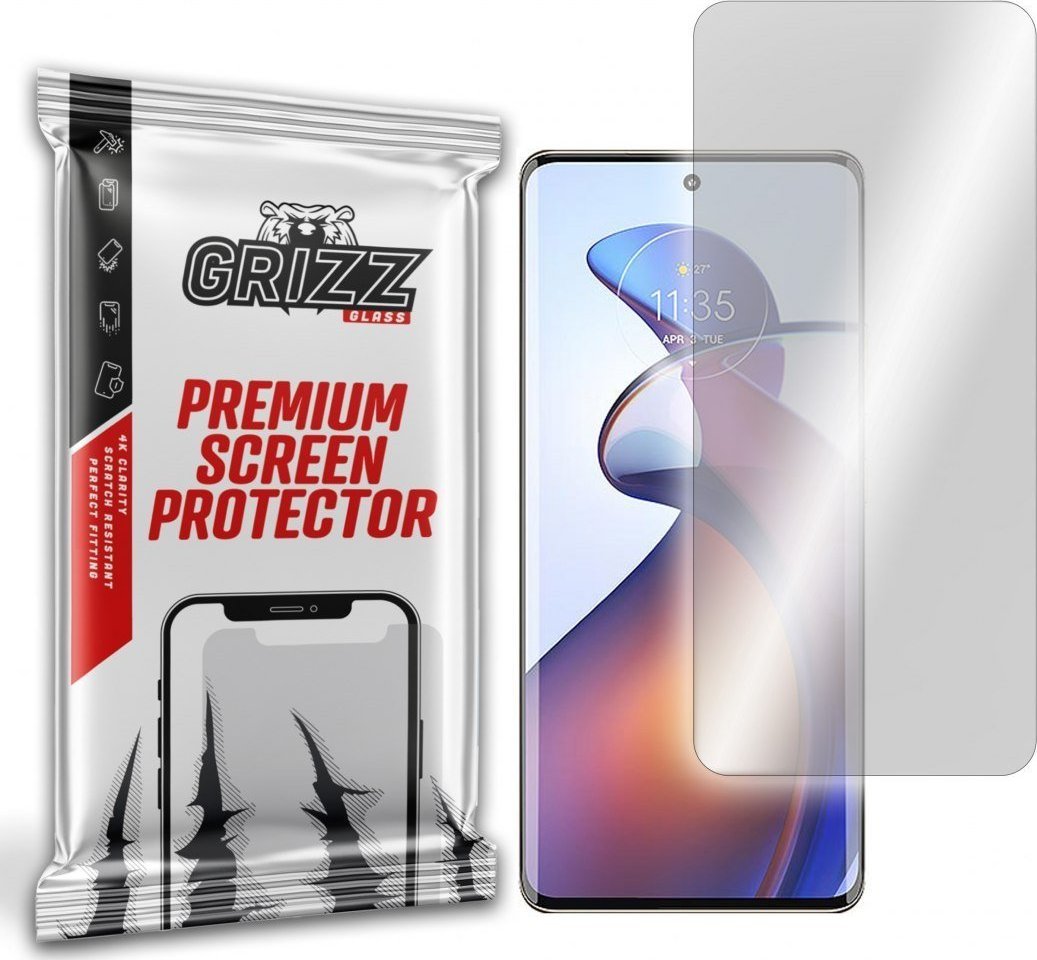 Mbrojtëse ekrani GrizzGlass Hydrogel, për Motorola Edge 30 Fusion, transparente