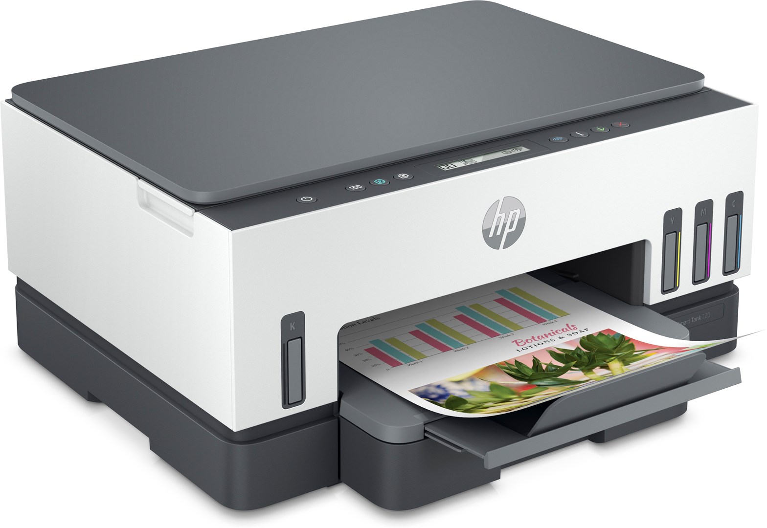 Printer multifunksional HP Smart Tank 720 AIO, termike, i zi