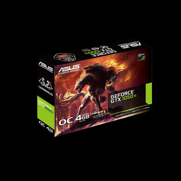 Kartelë grafike ASUS CERBERUS-GTX1050TI-O4G NVIDIA GeForce GTX 1050 Ti 4 GB GDDR5