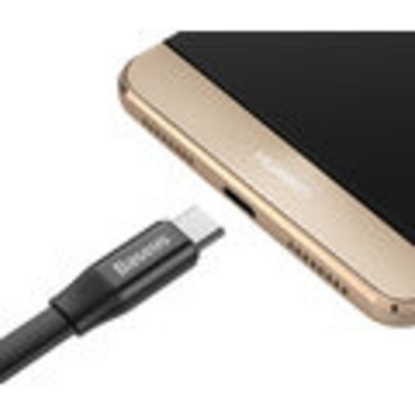 Kabllo për karikim / të dhëna Baseus Nimble Series USB-A - USB-C, 23cm, e zezë