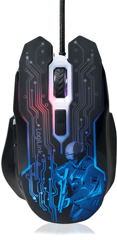 Mouse pa tela LogiLink ID0137, 2400 dpi, 5 butona, i zi