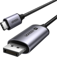 Kабел UGREEN USB-C во DisplayPort 1.4, 8K 60Hz, 4K 240Hz, плетен
