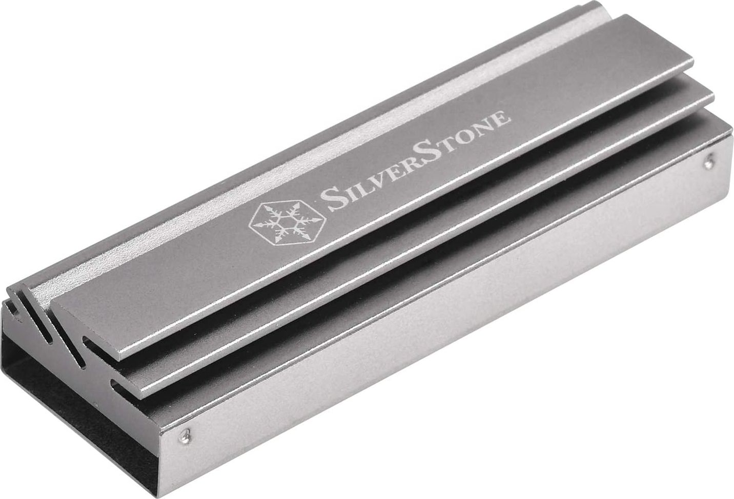 Ftohës SSD SilverStone TP04, për M.2, alumini, gri