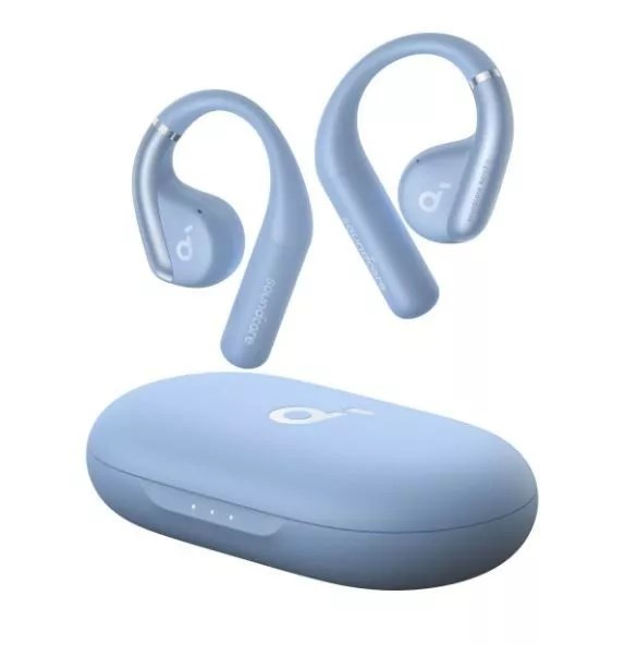 Kufje Soundcore AeroFit, TWS, të kaltra