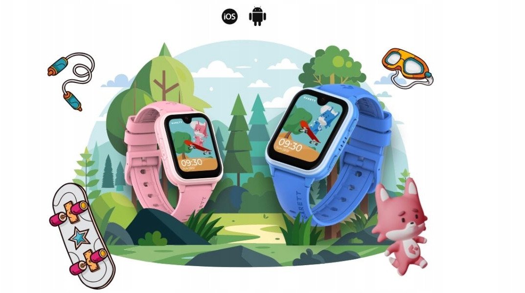 Ora inteligjente për fëmijë Garett 5904238486726, GPS, telefonatë, shumëngjyrëshe