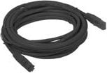 Мрежен кабел Alantec Patch Cord U UTP Cat 5e, 0.5m, PVC, црн