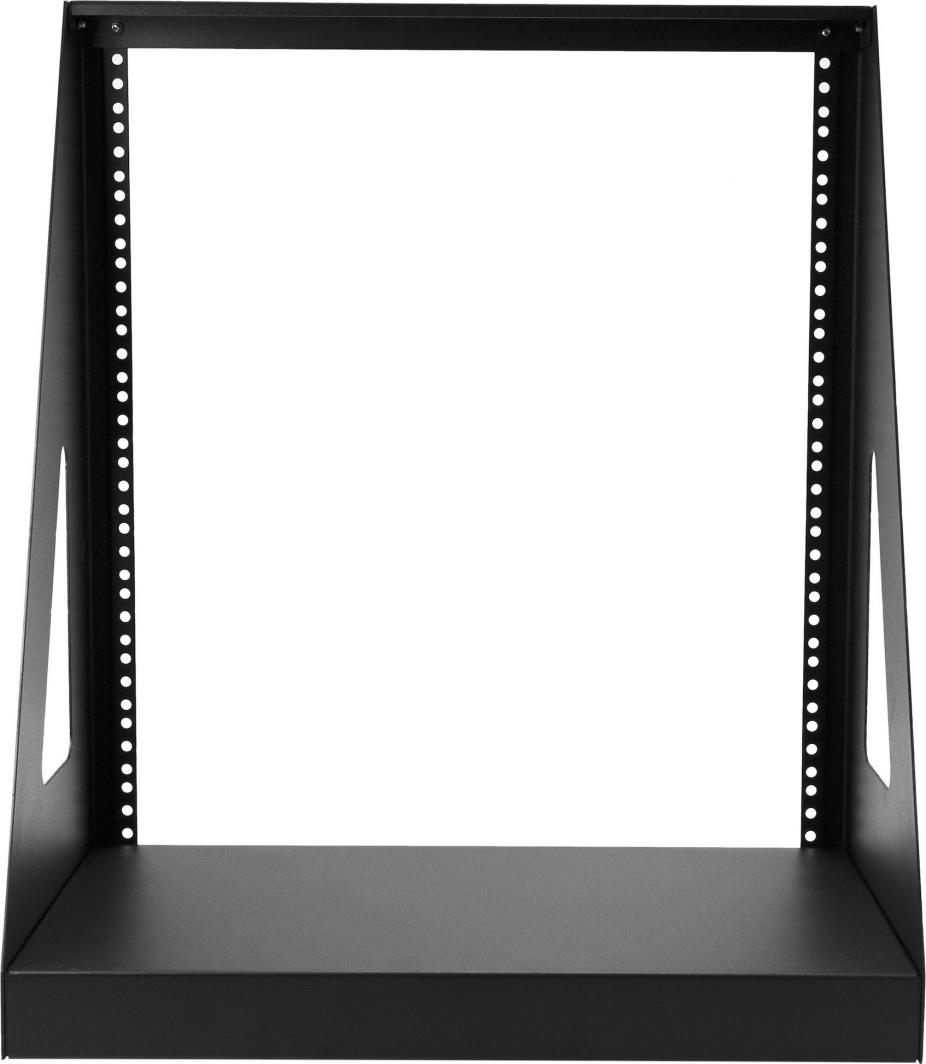 Raft serverik StarTech 2-Post 12U, 19", desktop kompakt, metalik i zi