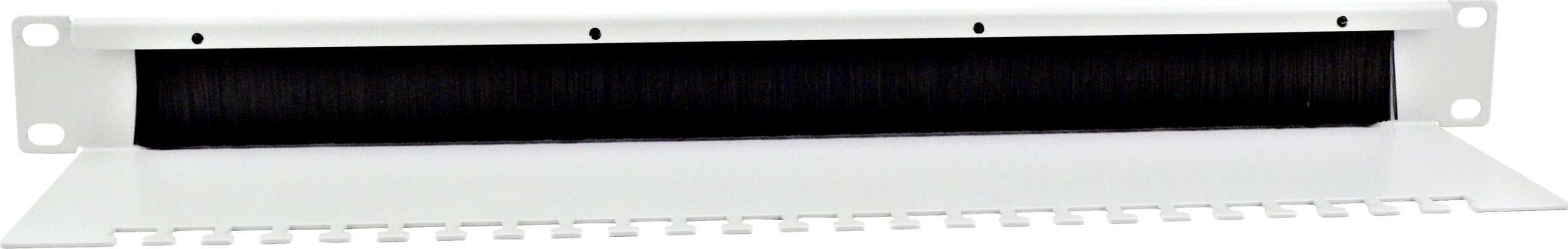 Panel furçash për rack Equip, 19", gri e hapur