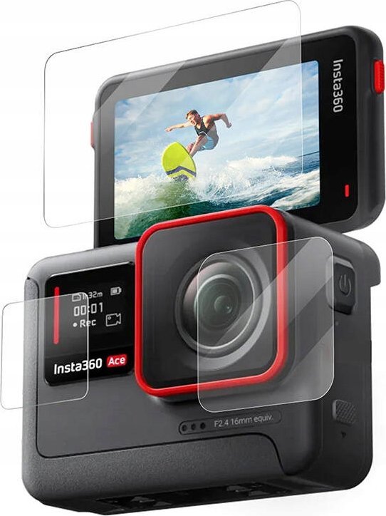 Mbrojtës ekrani Telesin S6 FLM 02 TIS për Insta360 Ace Pro, xham i fortifikuar, transparent