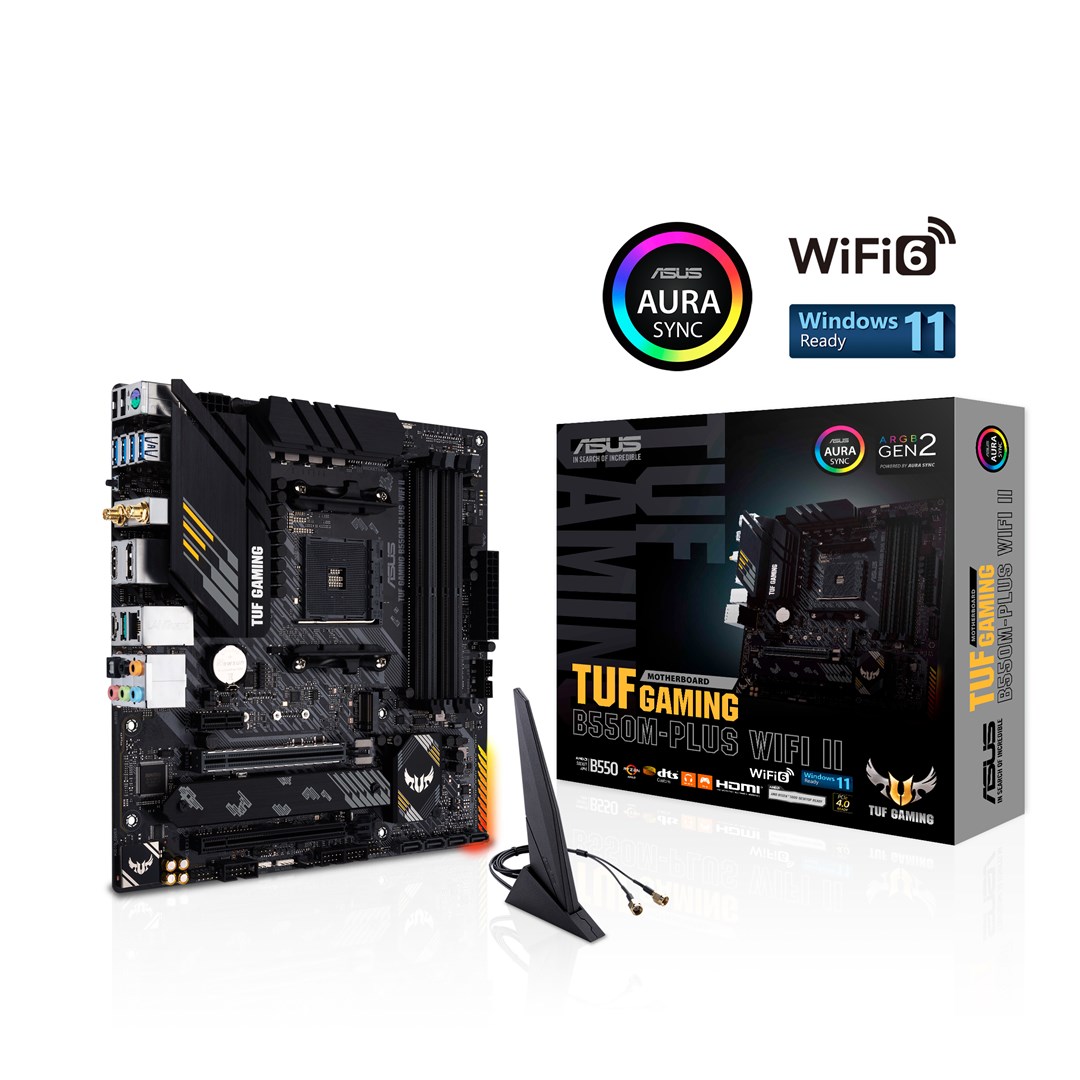 Pllakë amë ASUS TUF Gaming B550M-PLUS WiFi II AMD B550 Socket AM4 micro ATX