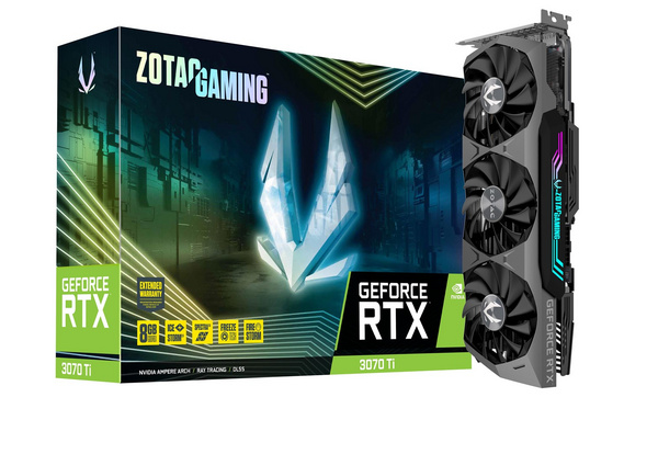 Kartë grafike Zotac Gaming NVIDIA GeForce RTX 3070 Ti, 8 GB GDDR6X