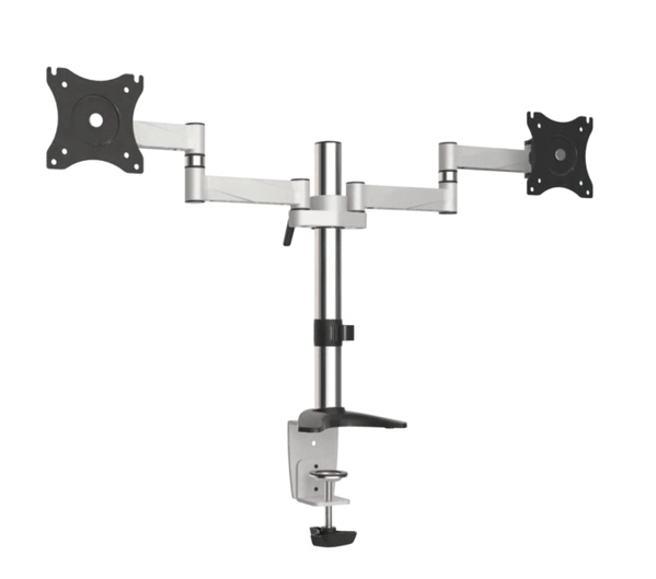 Mbajtëse tavoline për dy monitorë Maclean MC-714, 13-27", 8kg, e zezë