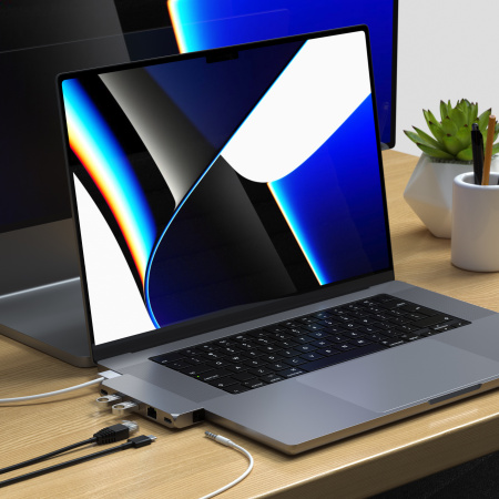 Përshtatës Satechi Aluminium Pro Hub Mini, i hirtë