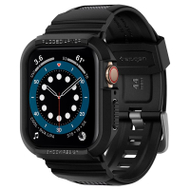 Mbështjellëse për Apple Watch 45mm/44mm Spigen Rugged Armor Pro, e zezë