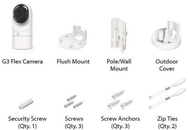 Set kamerash Ubiquiti UniFi Video G3 Flex (3 copë)