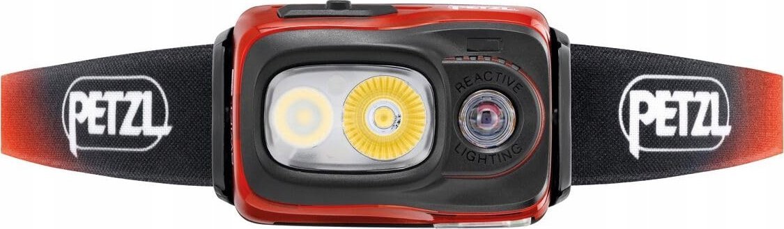 Llambë koke Petzl Swift RL, 1100 lumene, me bateri të rikarikueshme, portokalli