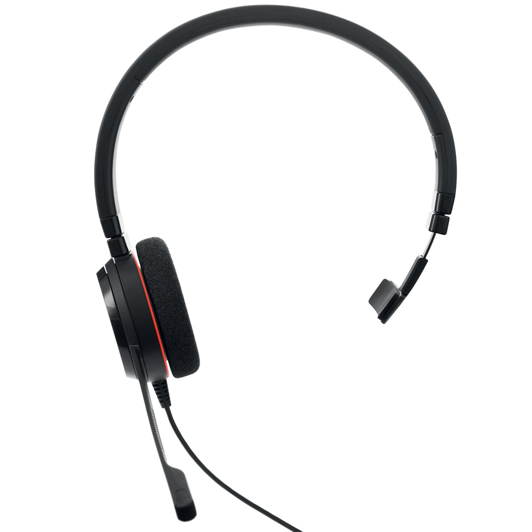 Kufje mono Jabra Evolve 20 UC, USB-A/USB-C/3.5mm, të zeza