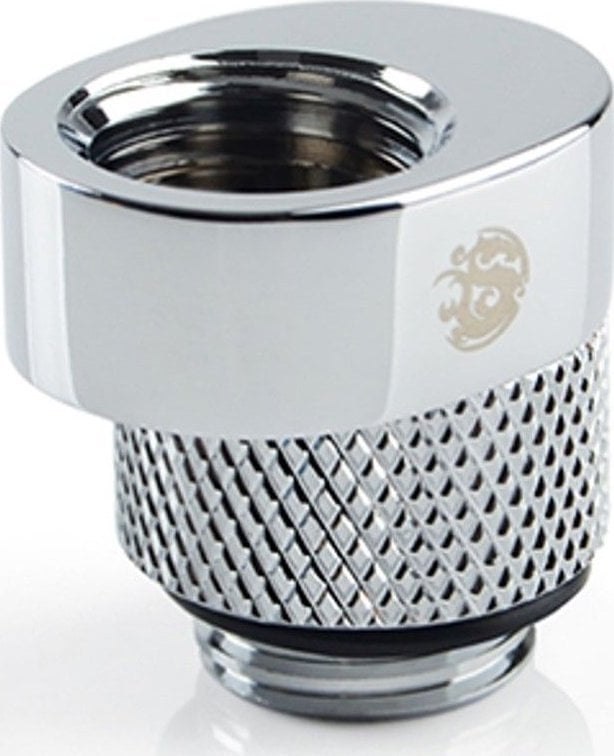 Përshtatës ftohjeje PC Bitspower X Cross, G1/4, zhvendosje 5mm, argjendtë