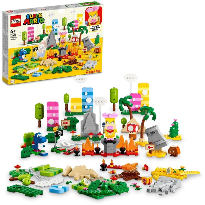 Set LEGO® Super Mario™ 71418 Creative box, 588 pjesë