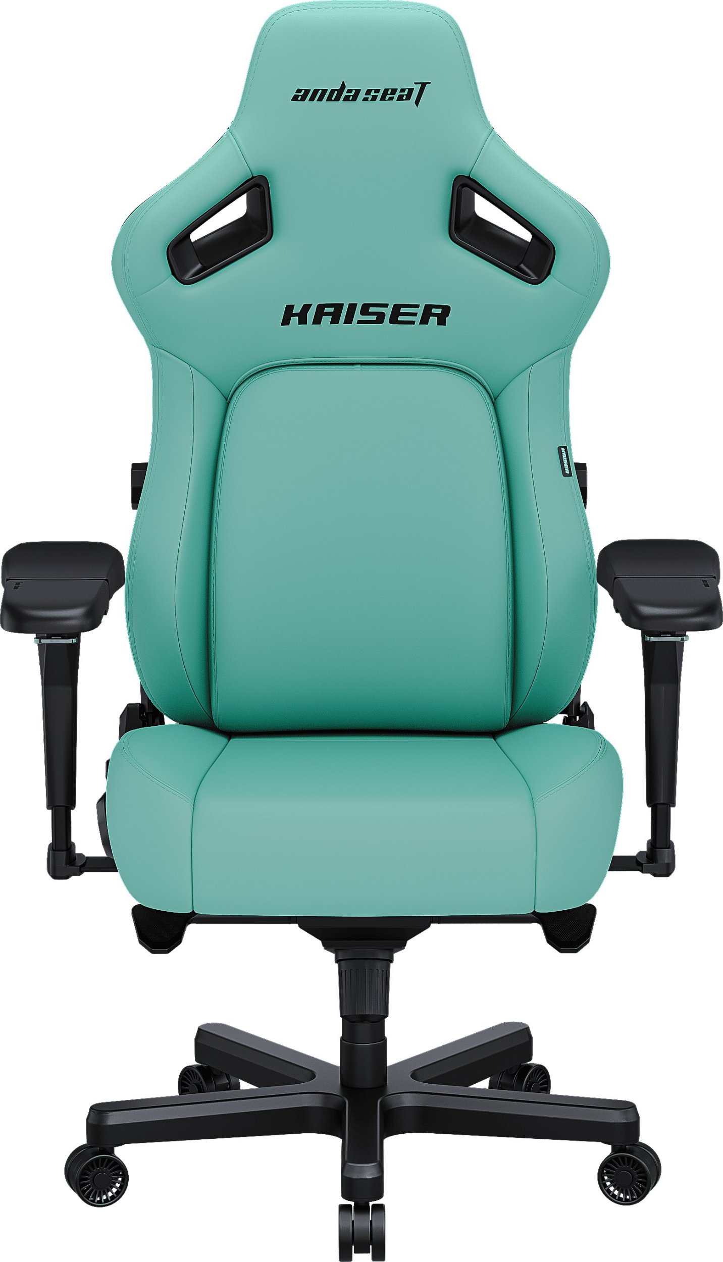 Kресло за гејминг AndaSeat Kaiser 4 Series, големина L, премиум PVC кожа, Robin Egg сина
