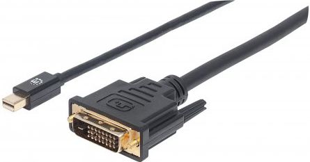 Kabllo Manhattan DisplayPort Mini - DVI-D 152150, 1.8 m, e zezë
