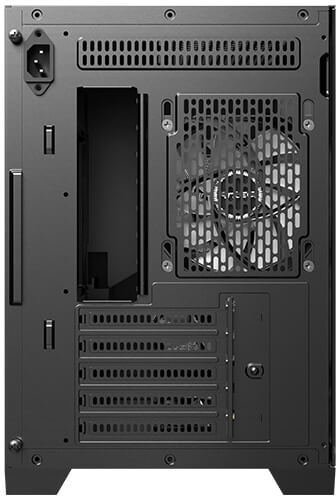 Kуќиште PC Antec Flux M Mini Tower, калено стакло, за гејминг, црно